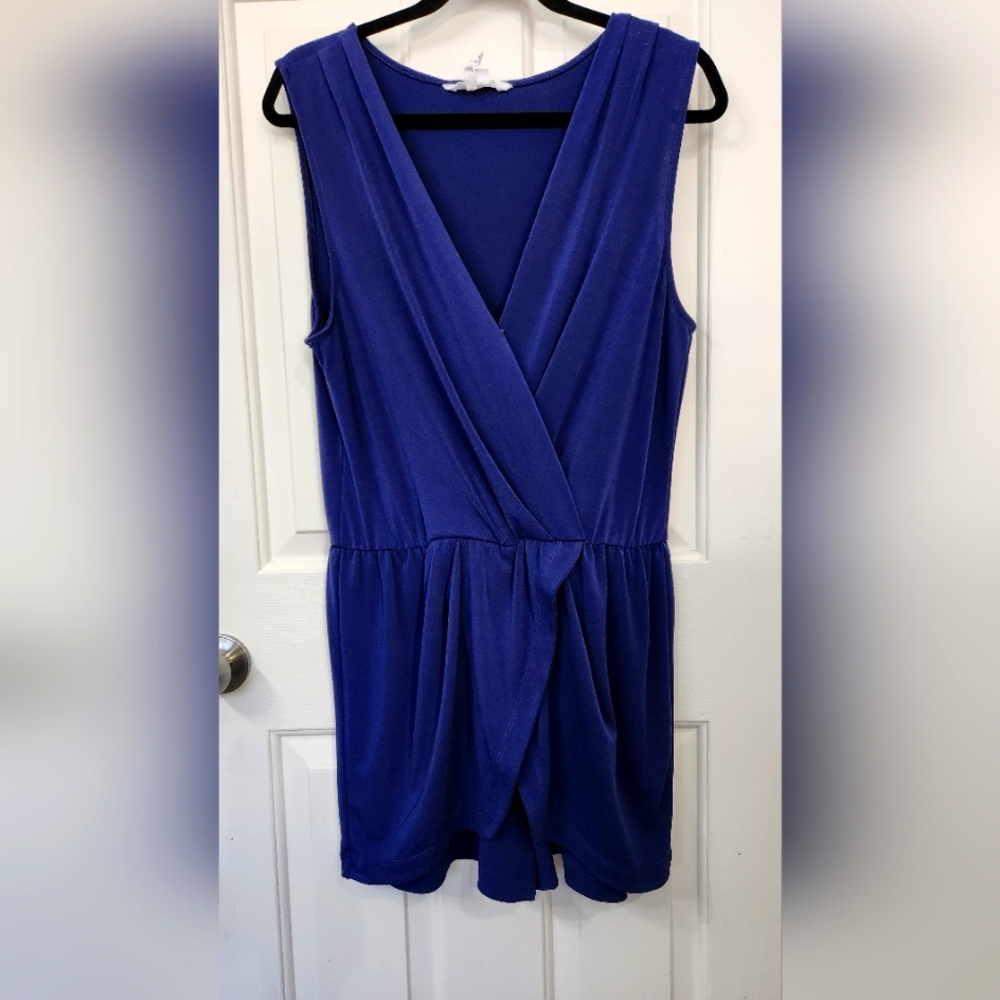 BCBG rayon, lycra shorts romper